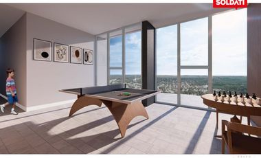 Departamento en venta 2 ambientes al frente en Pinamar