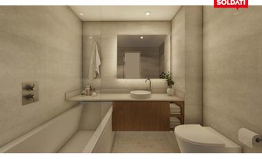 Departamento en venta 2 ambientes al frente en Pinamar