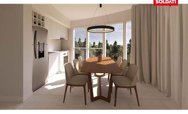Departamento en venta 2 ambientes al frente en Pinamar