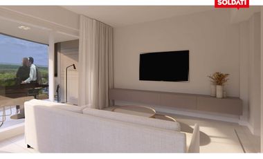 Departamento en venta 2 ambientes al frente en Pinamar
