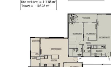 Departamento en Ocho Sauces
