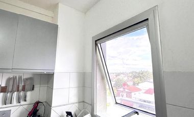 Departamento en Venta. 1 dorm. Balcón amplio al frente. Centro Campana