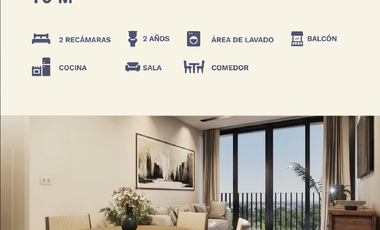 DEPARTAMENTO EN PREVENTA EN LA MODERNA