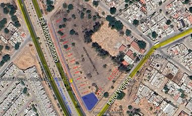 Terreno en renta Blvd. Metropolitan, 701m²
