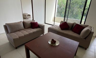 Departamento en renta  semiamueblado Montebello Mérida