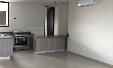 Departamento en renta  semiamueblado Montebello Mérida