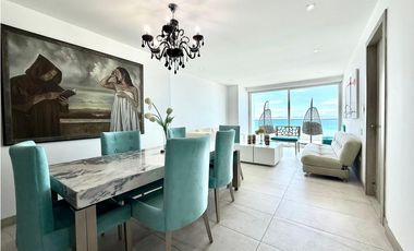 Venta departamento vista al mar edf Mykonos cerca cc la Cuadra.