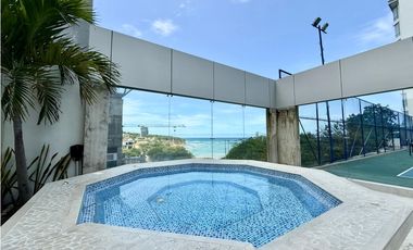 Venta departamento vista al mar edf Mykonos cerca cc la Cuadra.