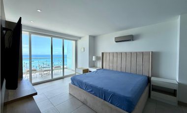 Venta departamento vista al mar edf Mykonos cerca cc la Cuadra.