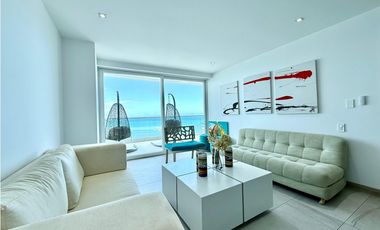 Venta departamento vista al mar edf Mykonos cerca cc la Cuadra.