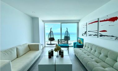 Venta departamento vista al mar edf Mykonos cerca cc la Cuadra.