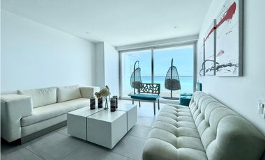 Venta departamento vista al mar edf Mykonos cerca cc la Cuadra.