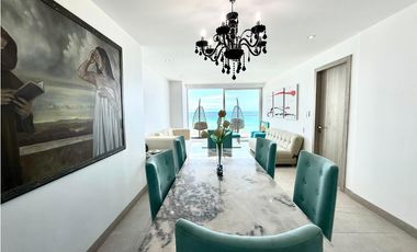 Venta departamento vista al mar edf Mykonos cerca cc la Cuadra.