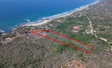 Playa Joluma Troncones 2.4 hectareas con acceso  al mar