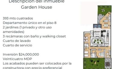 Estrena Exclusivo Garden House - Paseo de la Reforma y Lomas de Bezares