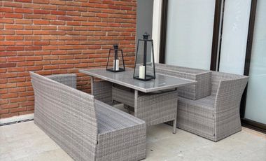 casa amueblada en renta calimaya, a unos minutos de metepec. toluca
