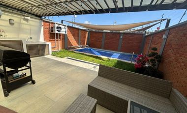 casa amueblada en renta calimaya, a unos minutos de metepec. toluca