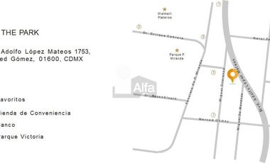 DEPARTAMENTO CERCA DE MIXCOAC THE PARK