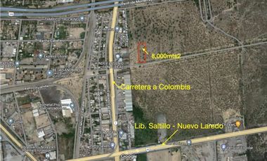TERRENO EN RENTA  CARR. A COLOMBIA, ESCOBEDO, N.L.