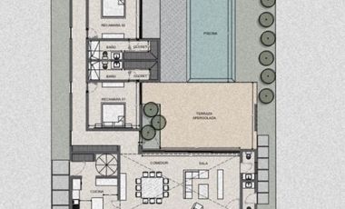 En venta casa de una planta en privada residencial zona Country.