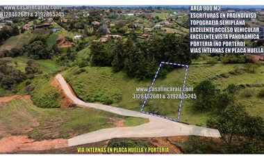 LOTES CON ESCRITURAS EN PROINDIVISO A 10 MINUTOS MARINILLA
