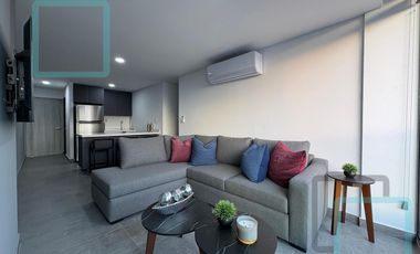 DEPARTAMENTO AMUEBLADO EN RENTA TORRE CATEHUA ZONA MONTERREY