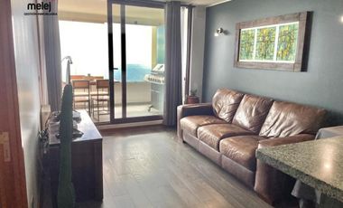 Arriendo Departamento Amoblado, vista al mar, Concón