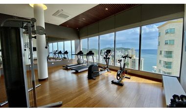 ARRIENDO APARTAMENTO AMOBLADO FRENTE AL MAR EN SANTA MARTA