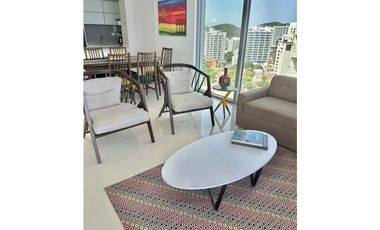 ARRIENDO APARTAMENTO AMOBLADO FRENTE AL MAR EN SANTA MARTA