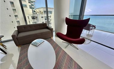 ARRIENDO APARTAMENTO AMOBLADO FRENTE AL MAR EN SANTA MARTA