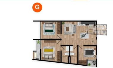 Pre-Venta departamento de 76.71 m2 en el corazón del centro de Monterrey
