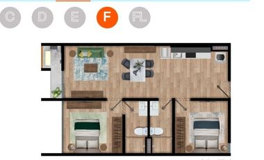 Pre-Venta departamento de 77.83 m2 en el corazón del centro de Monterrey