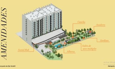 Pre-Venta departamento de 77.83 m2 en el corazón del centro de Monterrey