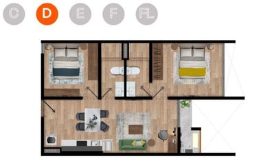 Pre-Venta departamento de 77.78 m2 en el corazón del centro de Monterrey