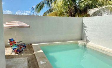 Renta casa en la playa Chicxulub