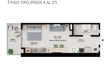 Venta de loft en Reserva del mar Bello horizonte, Santa Marta