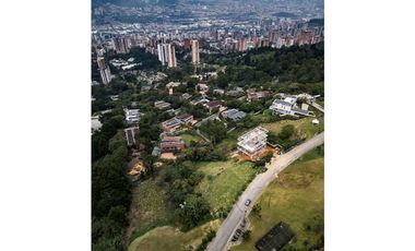 lote en venta con vista a la ciudad Medellin / El poblado