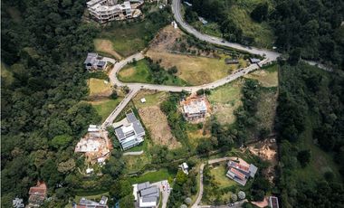lote en venta con vista a la ciudad Medellin / El poblado