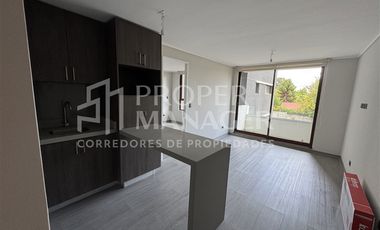 Departamento en Arriendo en Depto 1D-1B 39m2 + Estacionamiento y GC Incluido