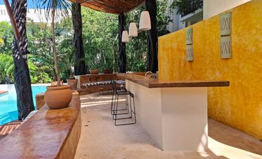En Venta departamento en Condominio dentro de Aldea Zamá Tulum 