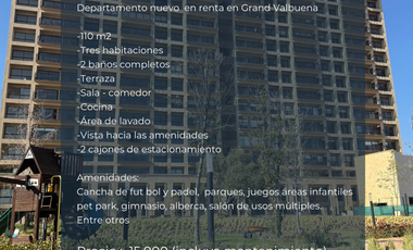 Departamento en Renta en zona norte
