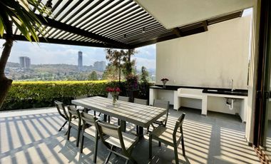 Casa Amueblada en Renta con Vista al Campo de Golf. Bosque Real