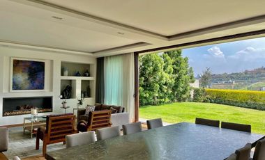 Casa Amueblada en Renta con Vista al Campo de Golf. Bosque Real