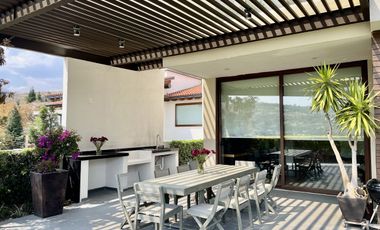 Casa Amueblada en Renta con Vista al Campo de Golf. Bosque Real