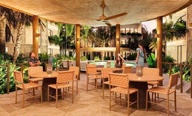 Departamento (B) en Venta Fraccional en Costera Condo en  Chicxulub Puerto