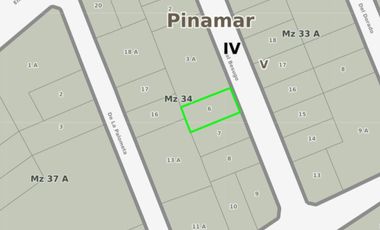 Terreno en venta - 404Mts2 - Pinamar