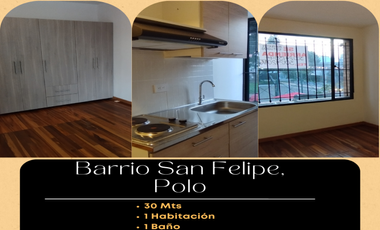 Arriendo Apartaestudio, Polo, Barrios Unidos