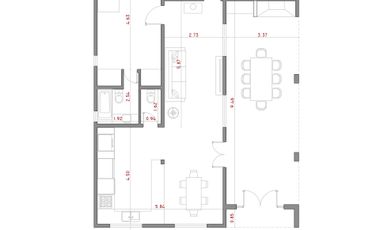 Venta casa 3 amb remodela A/CRED. 2 Lotes internos