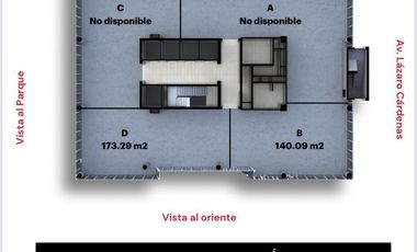 Oficina en Venta  obra gris de 173.29 m2  Valle Oriente San Pedro Garza Garcia