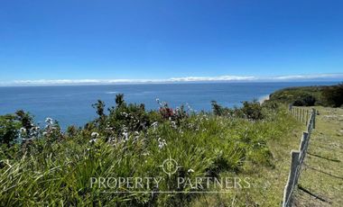 Oportunidad: Precioso terreno de 33,3 ha con vegetación nativa y vistas impactantes al océano Pacífico